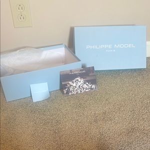 Philippe Model Blue Box (goes with high top shoes in my closet!)